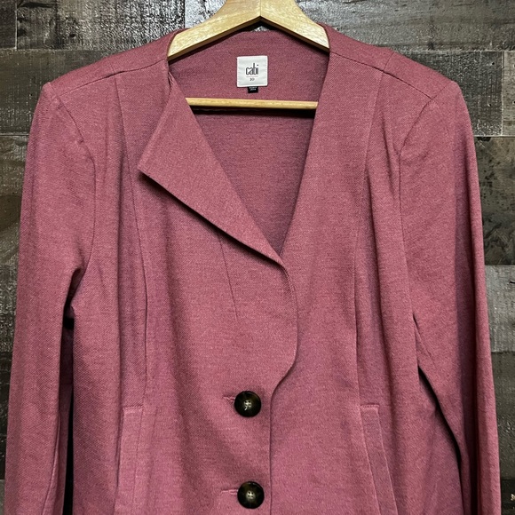 Cabi Applaud Jacket Blazer Pink Quartz Style 3550 size 10 - Picture 4 of 16